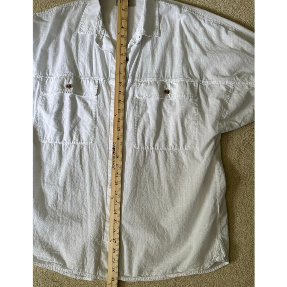 Everlane The Cotton Tourist Shirt Button Down White Oversized Women's Size M - Picture 12 of 12